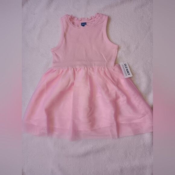 Old Navy Toddler Girls Sleeveless Fit and Flare Tutu Dress NWT - Picture 1 of 5